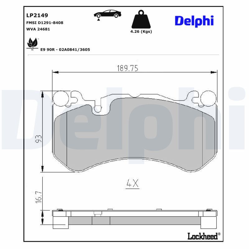 Brake Pad Set, disc brake-2