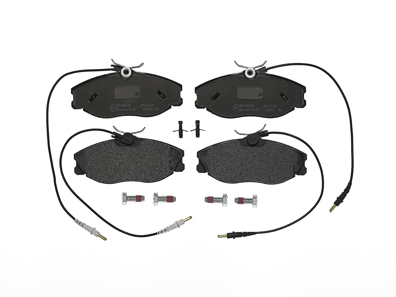 BREMBO P 61 057 Brake pad set, disc brake