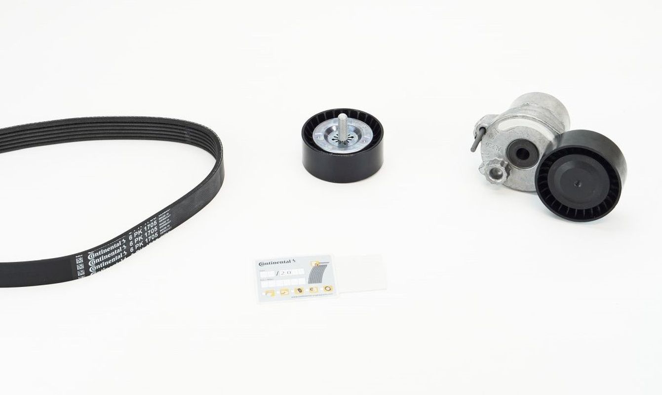 CONTINENTAL CTAM 6PK1705K3 V-ribbed belt set