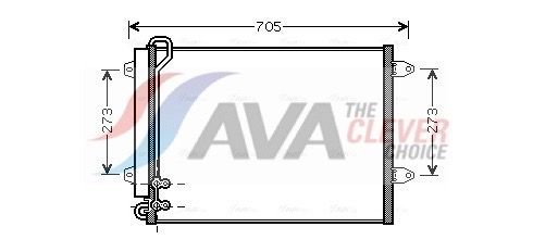 AVA CLEVER CHOICE VNA5225D Condenser, air conditioning