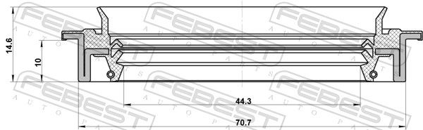 Shaft Seal, drive shaft-1