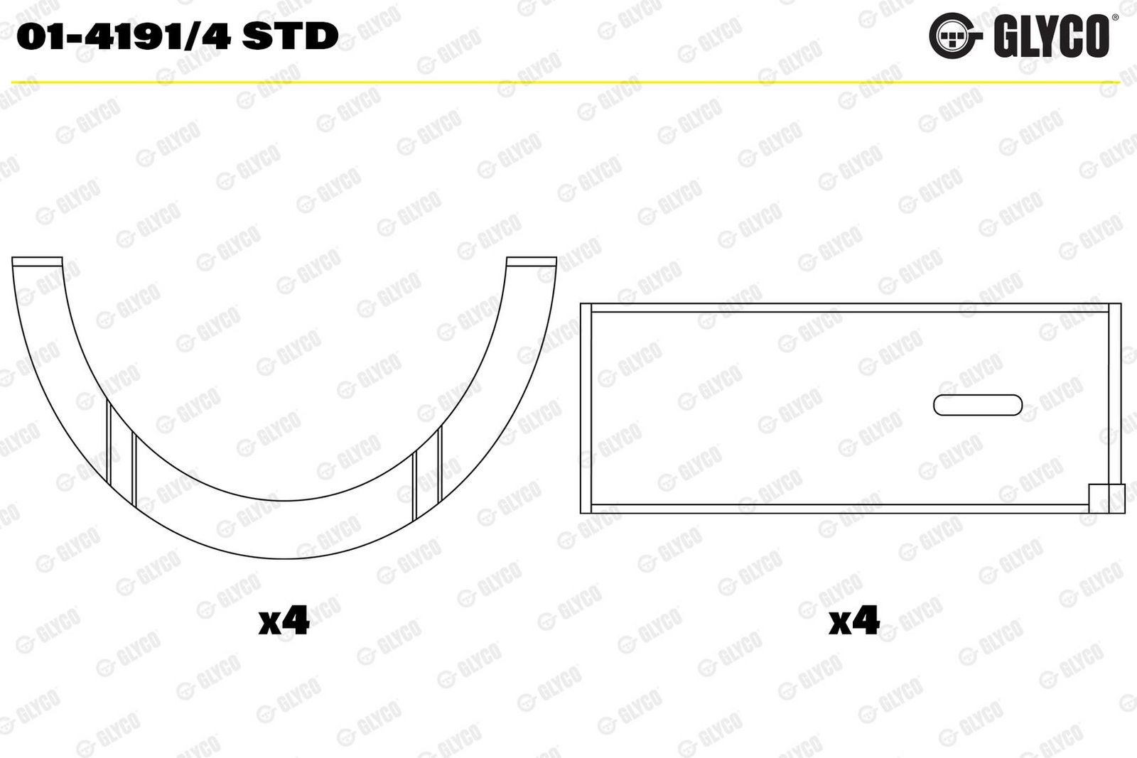 Connecting Rod Bearing Shell-main