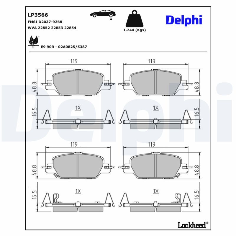 Brake Pad Set, disc brake-2