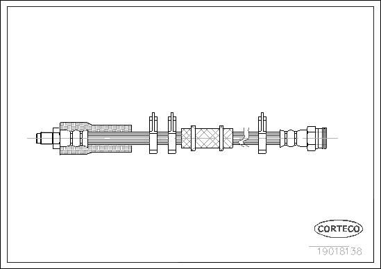 CORTECO 19018138 Brake hose