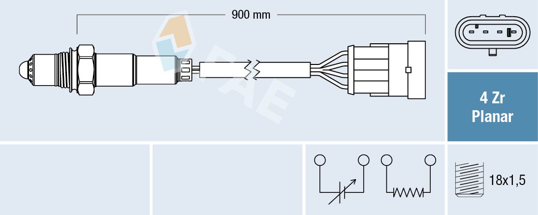 FAE 77362 Oxygen sensor