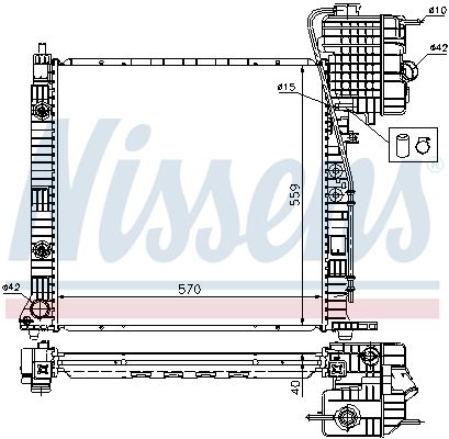 Radiator, engine cooling-5
