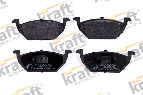 KRAFT AUTOMOTIVE 6000382 Brake pad set, disc brake