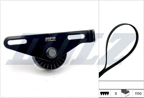 DOLZ SKD219A V-ribbed belt set