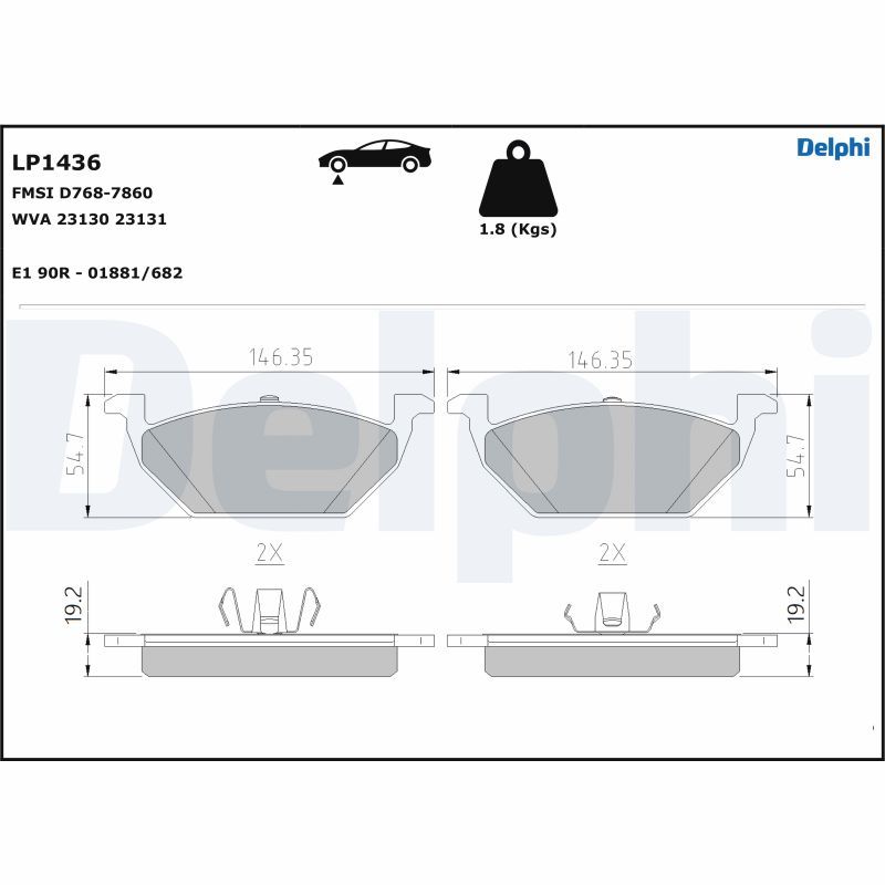 Brake Pad Set, disc brake-4