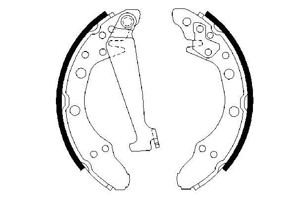 Brake Shoe Set-4