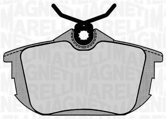 MAGNETI MARELLI 363916060336 Brake pad set, disc brake