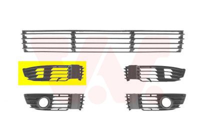 VAN WEZEL 5837592 Ventilation grille, bumper