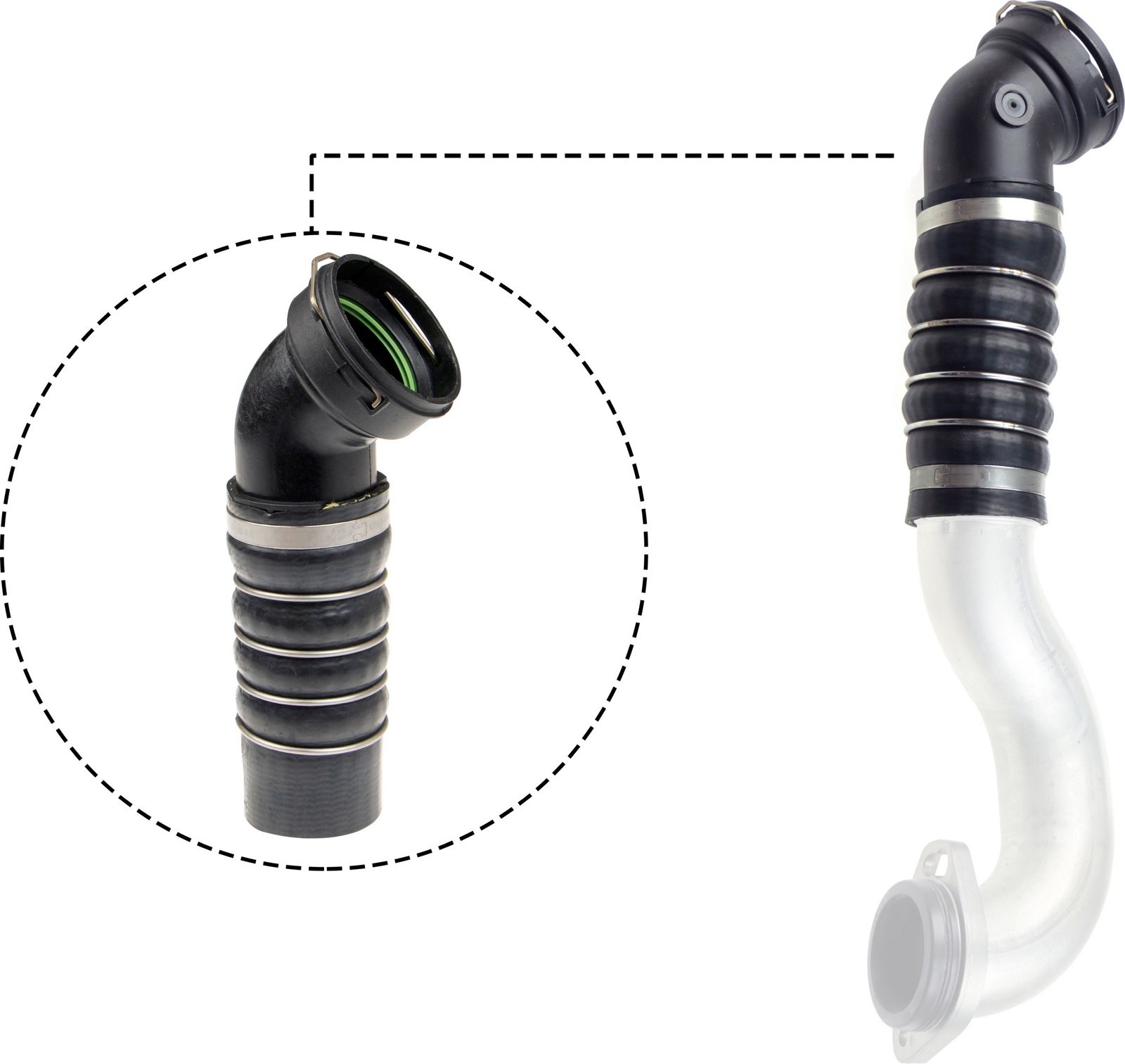 kompresoriaus padavimo žarna