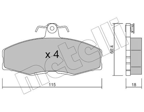 Brake Pad Set, disc brake
