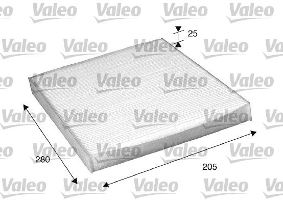 VALEO 698885 Filtras, salono oras