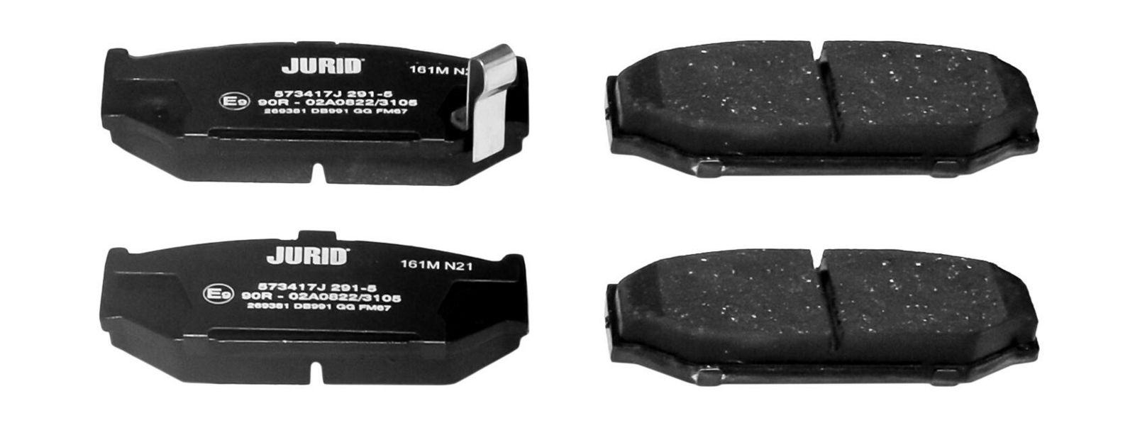 JURID 573417J Brake pad set, disc brake