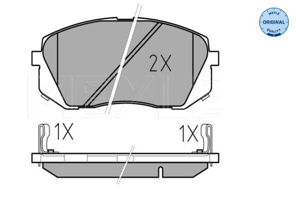 Brake Pad Set, disc brake-1