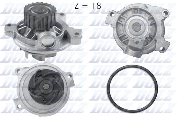 DOLZ A178 Water pump, engine cooling