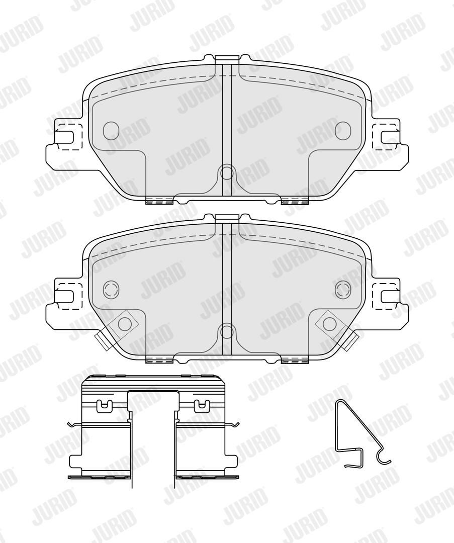 Brake Pad Set, disc brake-1