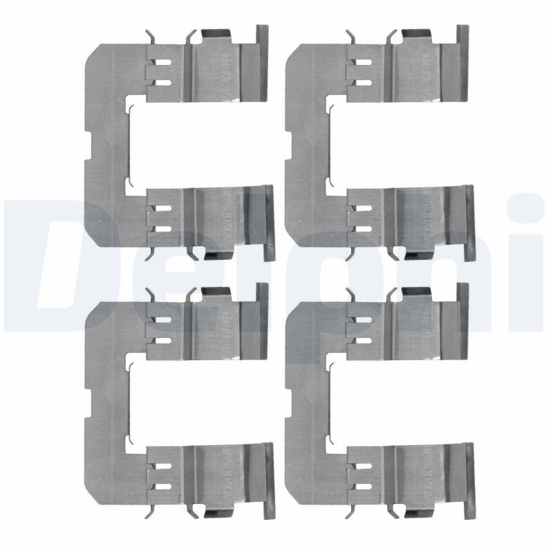 DELPHI LX0647 Priedų komplektas, diskinių stabdžių trinkelės