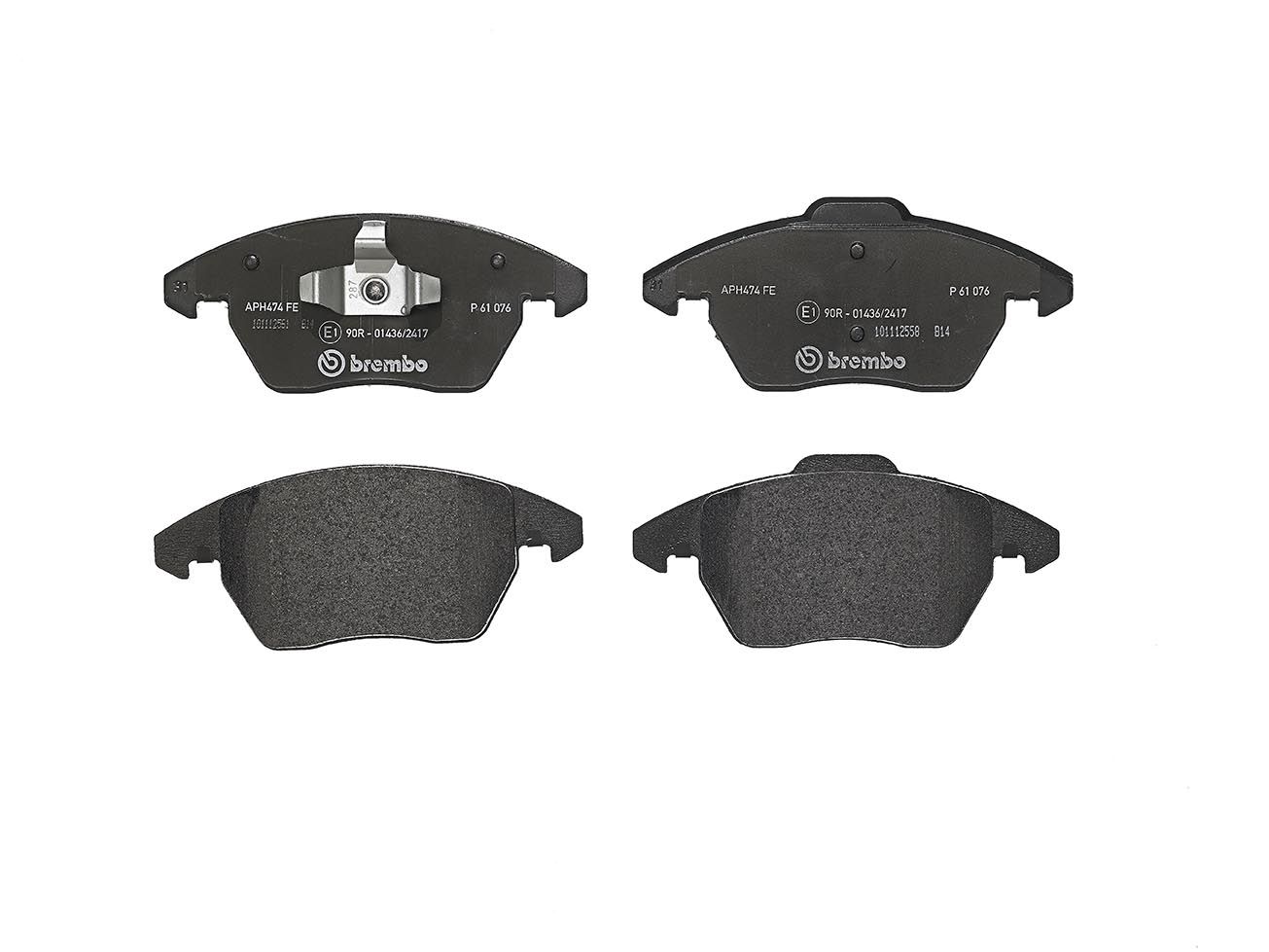 BREMBO P 61 076 Brake pad set, disc brake