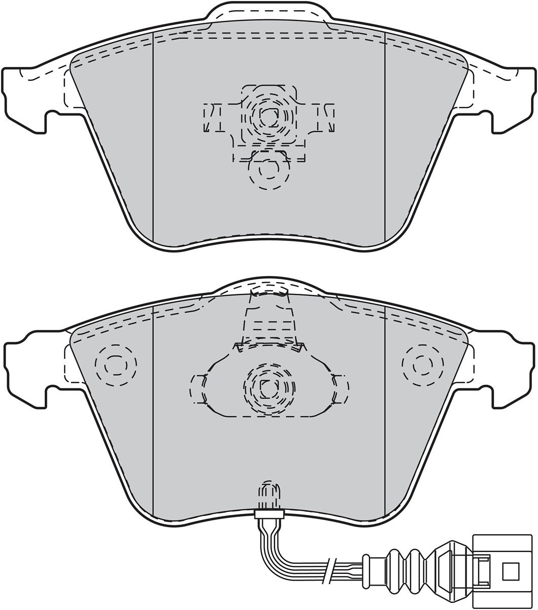 Brake Pad Set, disc brake-1