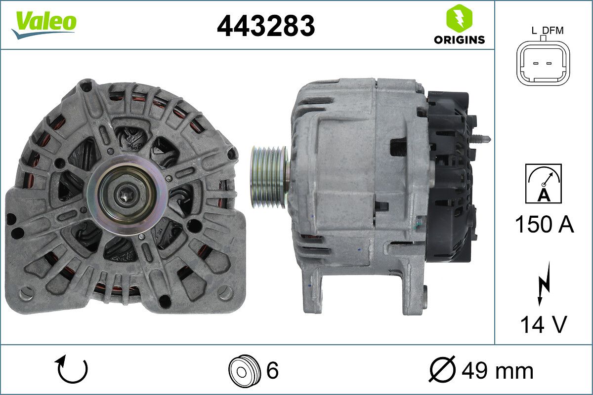 VALEO 443283 Alternator