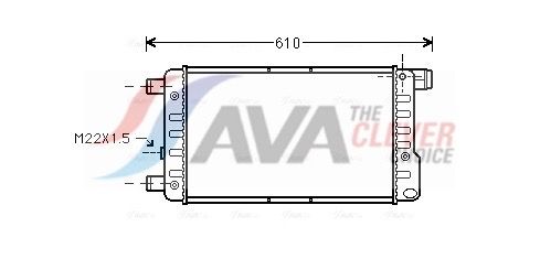 AVA CLEVER CHOICE FTA2115 Radiator, engine cooling