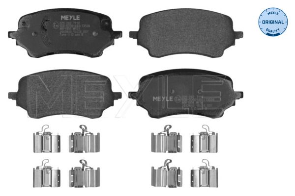 MEYLE 025 262 7118 Brake pad set, disc brake