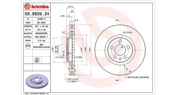 MAGNETI MARELLI 360406087000 Brake disc