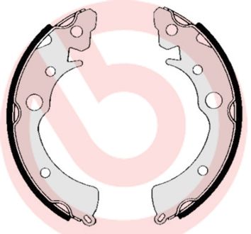 BREMBO S 28 505 Brake shoe set