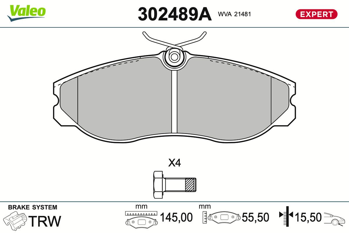 Brake Pad Set, disc brake-main