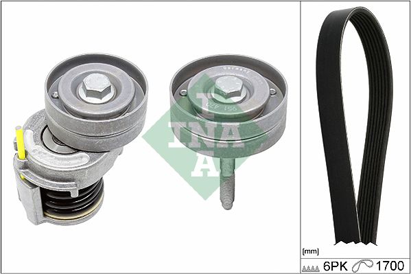 SCHAEFFLER INA 529 0341 10 V-ribbed belt set