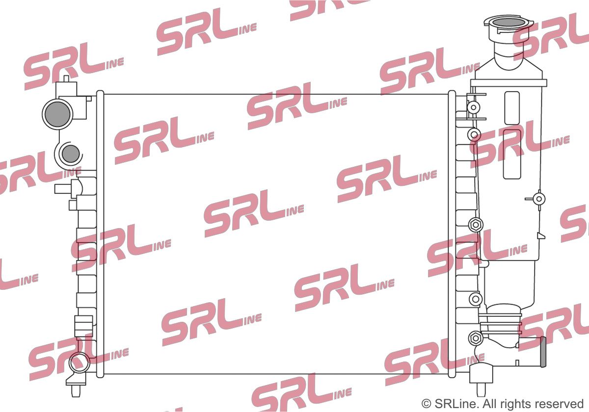 Radiator, engine cooling