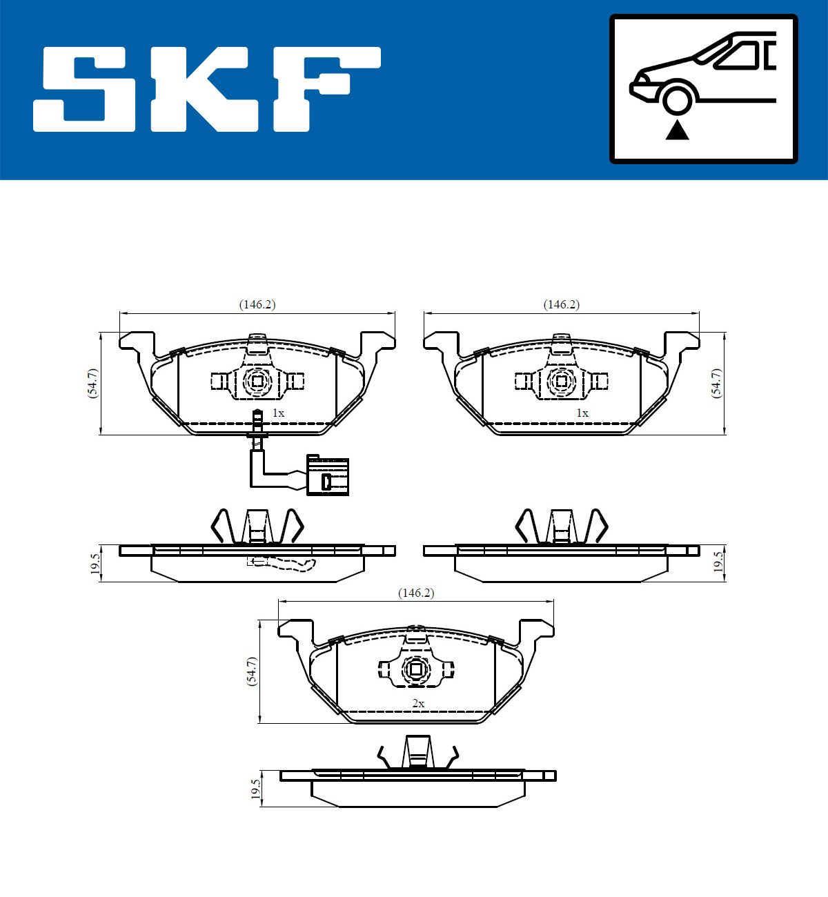 Brake Pad Set, disc brake-3