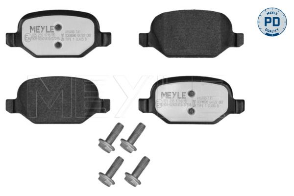 MEYLE 025 235 1716/PD Brake pad set, disc brake