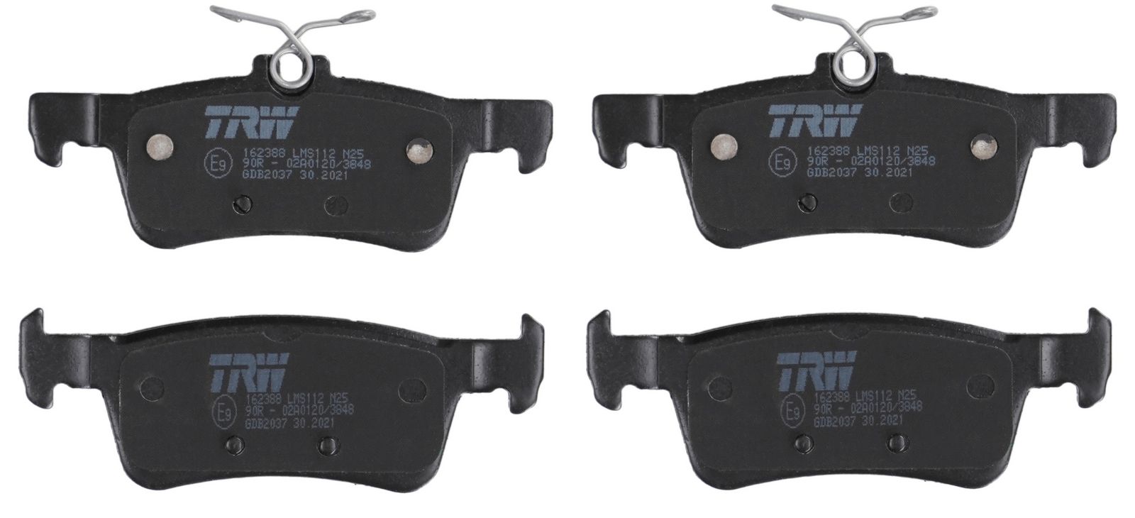 TRW GDB2037 Brake pad set, disc brake