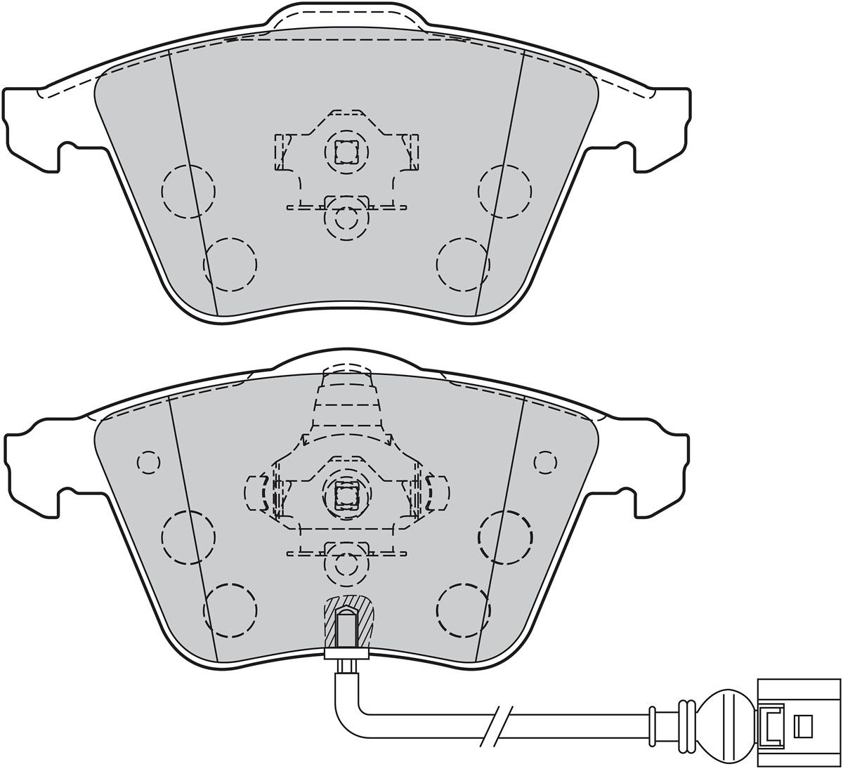 Brake Pad Set, disc brake-1