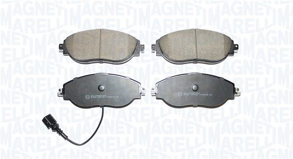 MAGNETI MARELLI 363916061168 Brake pad set, disc brake