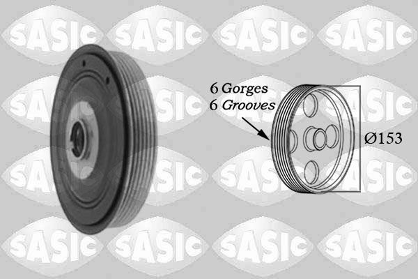 SASIC 2150012 Belt pulley, crankshaft