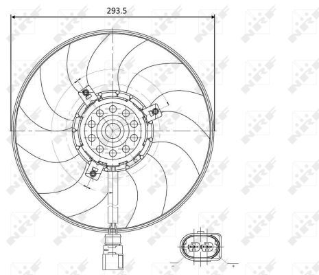 Fan, engine cooling-4