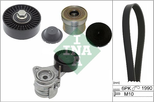 SCHAEFFLER INA 529 0043 20 V-ribbed belt set