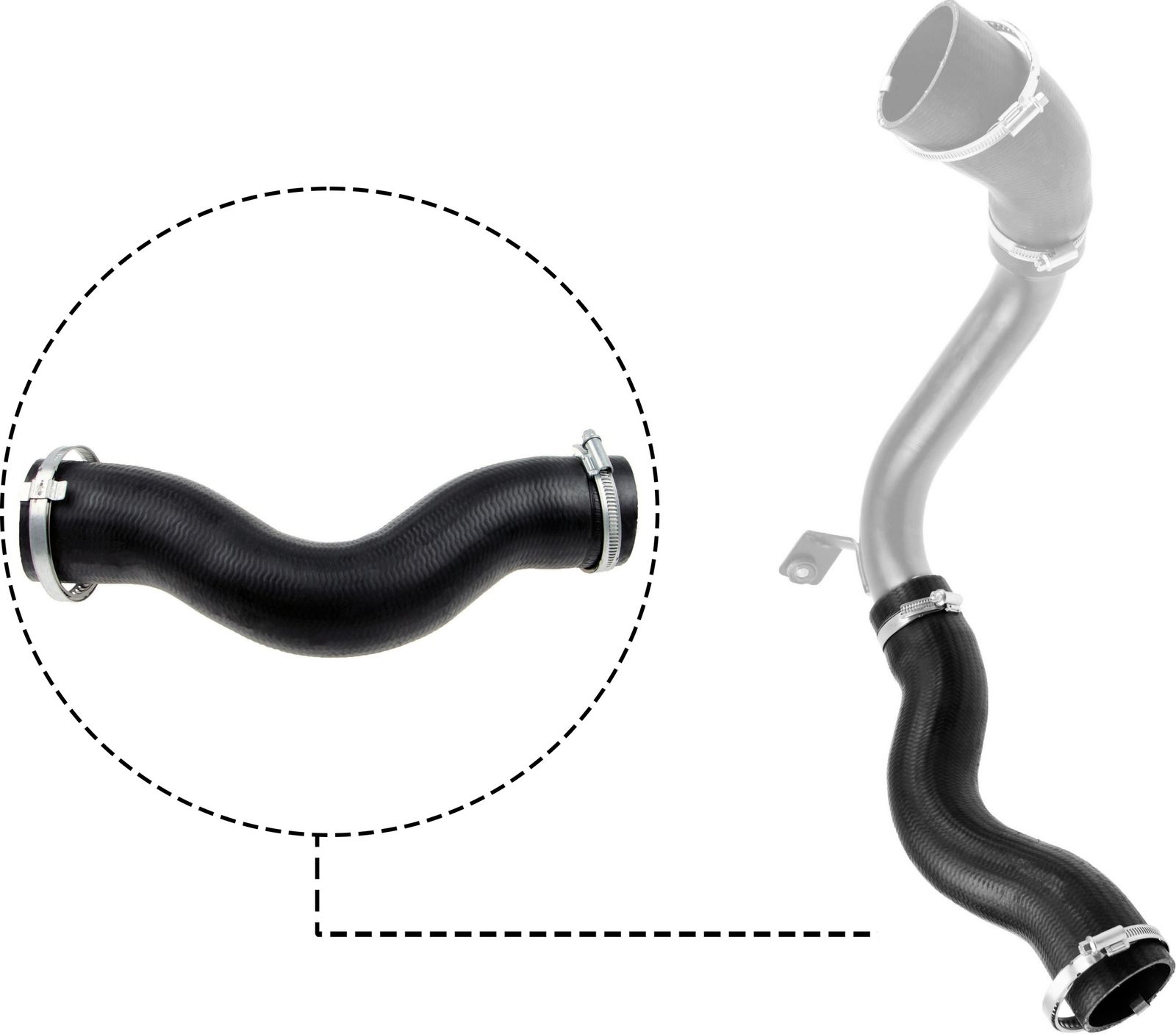 GATES 09-0641 Charge air hose
