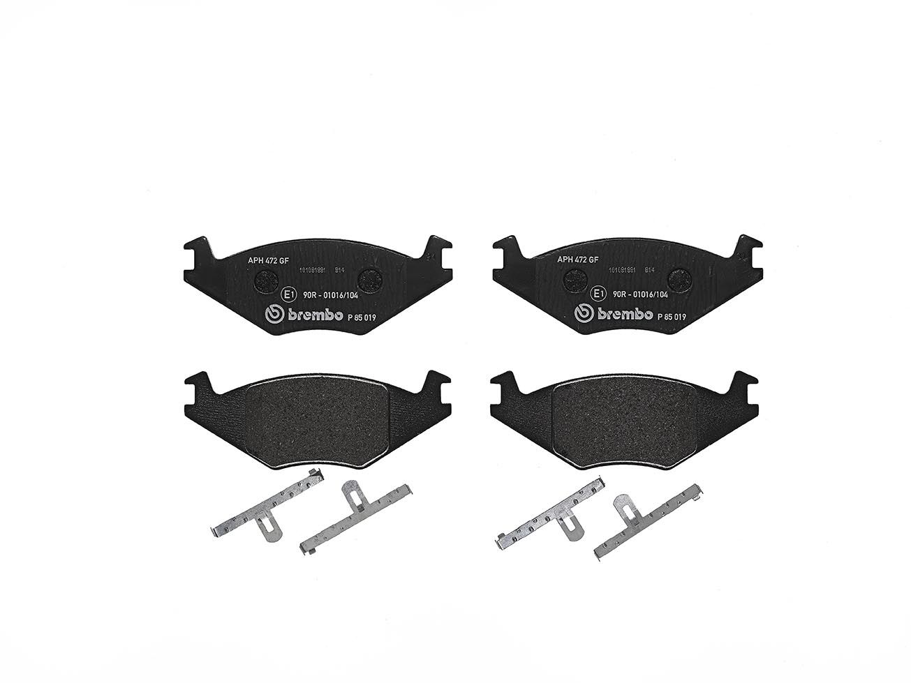 BREMBO P 85 019 Brake pad set, disc brake