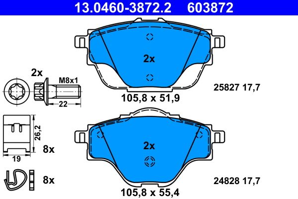 Brake Pad Set, disc brake