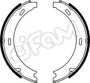 CIFAM 153-233 Brake shoe set, parking brake