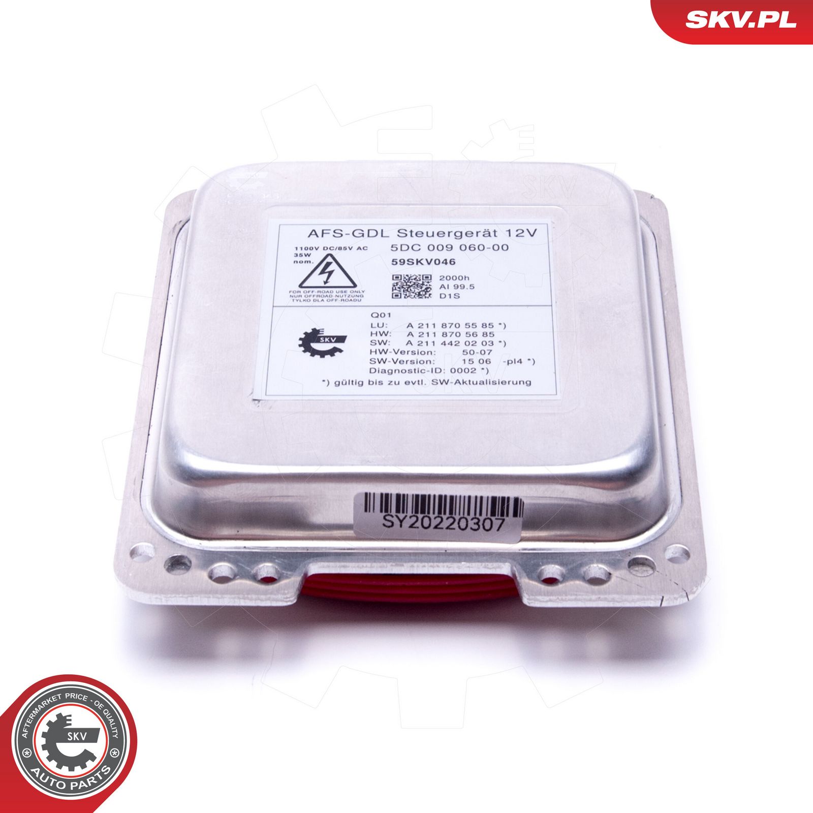 ESEN SKV 59SKV046 Control unit, lights