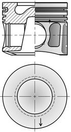 KOLBENSCHMIDT 41008600 Piston