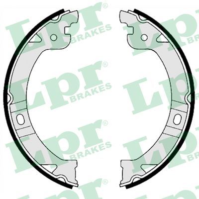 LPR 08950 Brake shoe set, parking brake
