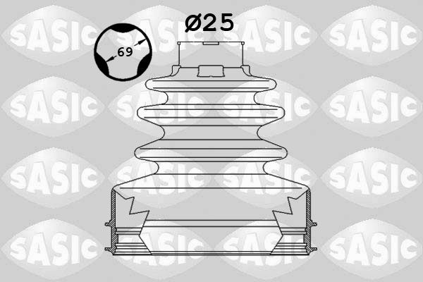 Bellow Kit, drive shaft-main